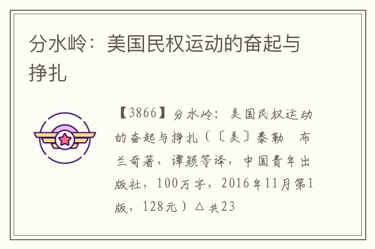  分水岭：美国民权运动的奋起与挣扎