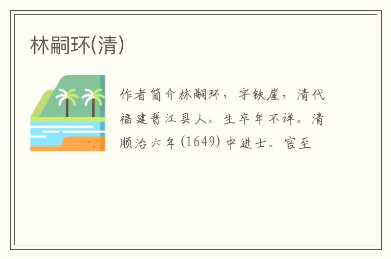  林嗣环(清)